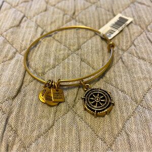 NWT Alex and Ani Take the Wheel Bracelet